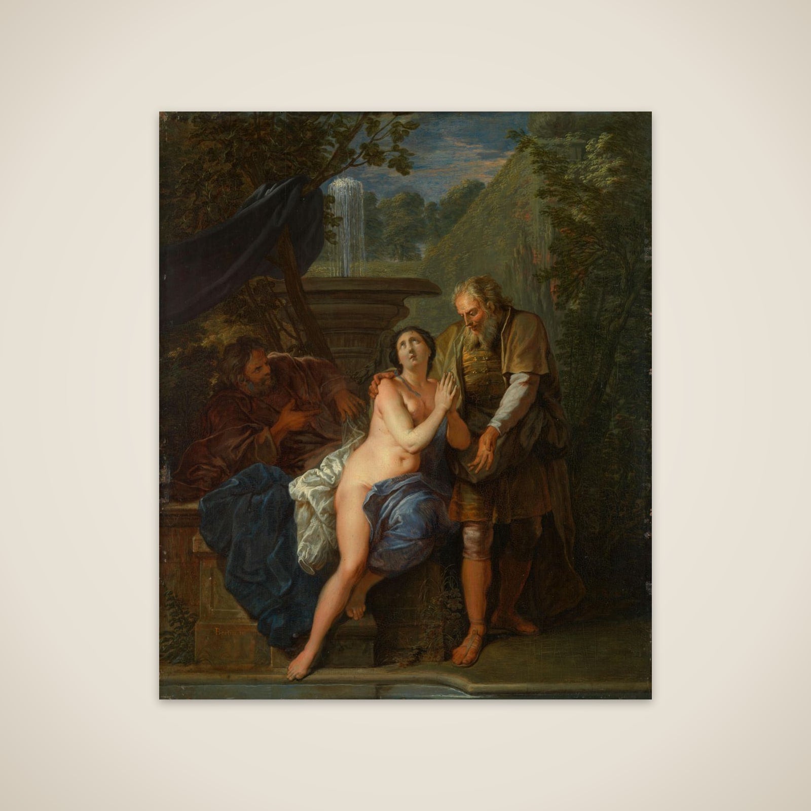 Susanna and the Elders unframed print