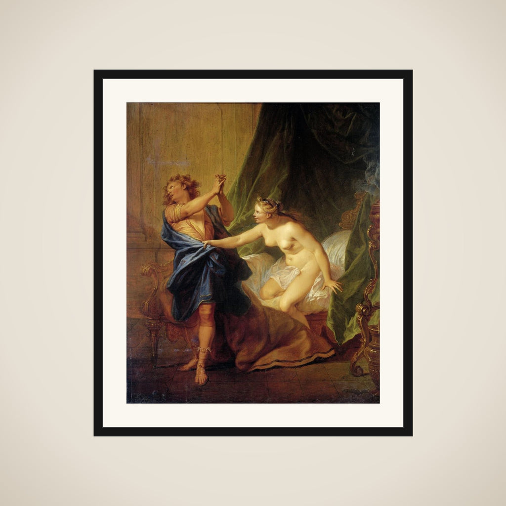 Joseph and Potiphar's Wife framed