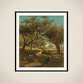 The Goatherdess framed