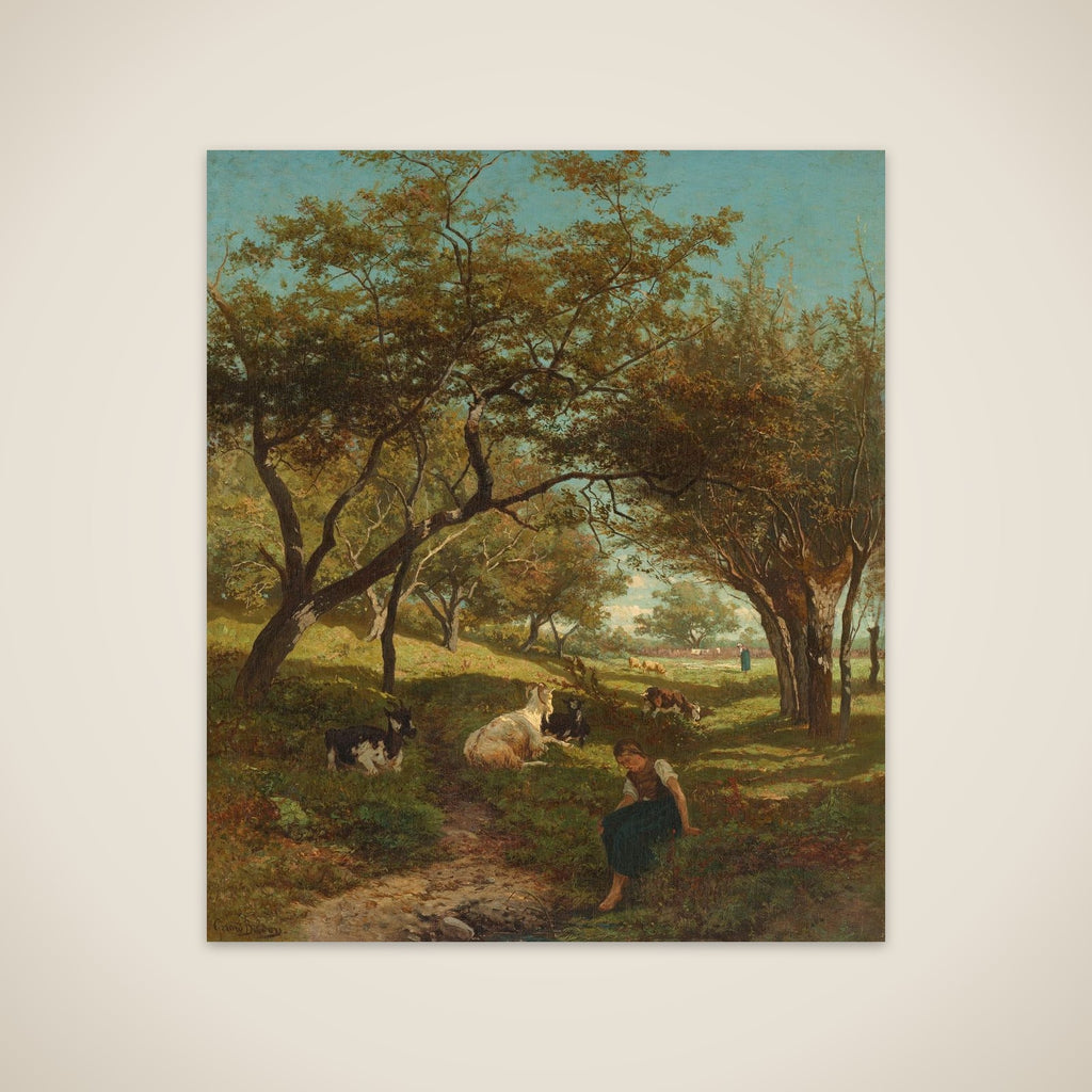 The Goatherdess unframed print