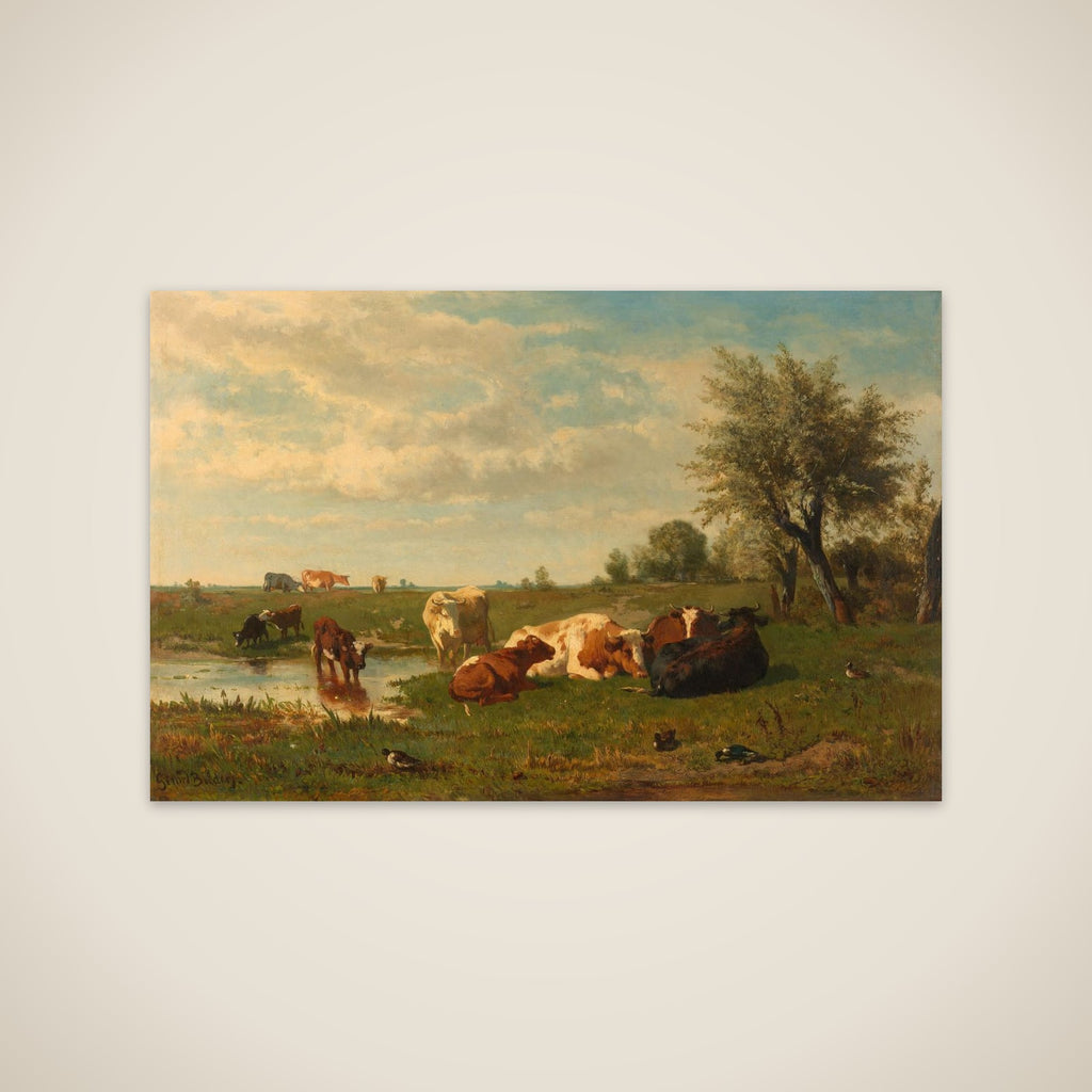 Cows in the Meadow unframed print