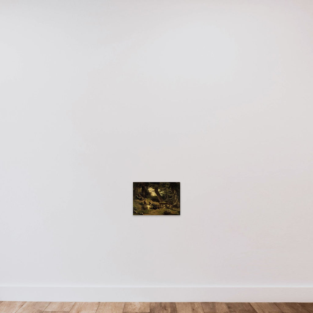 Swiss Landscape unframed — shown to scale