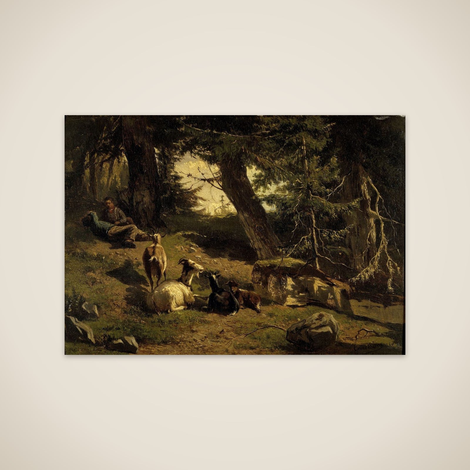 Swiss Landscape unframed print