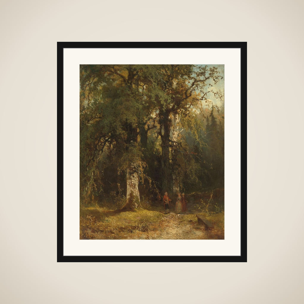 View in the Woods framed