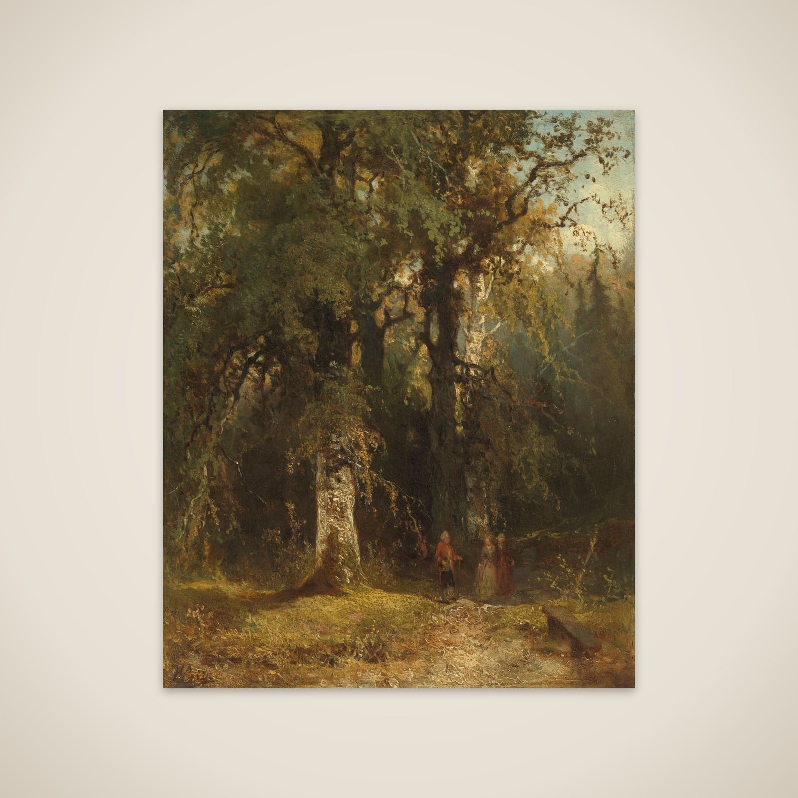 View in the Woods unframed print