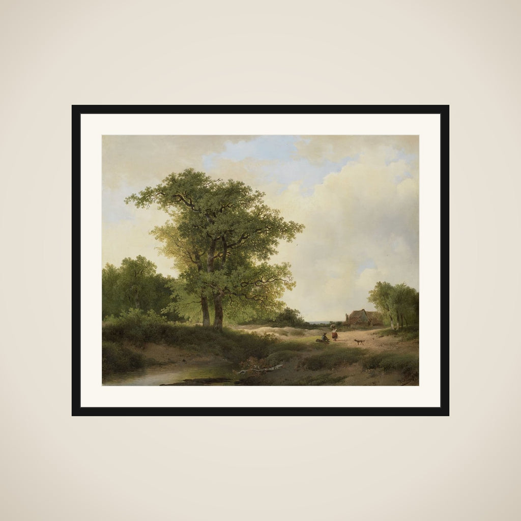 Landscape with Farmstead framed