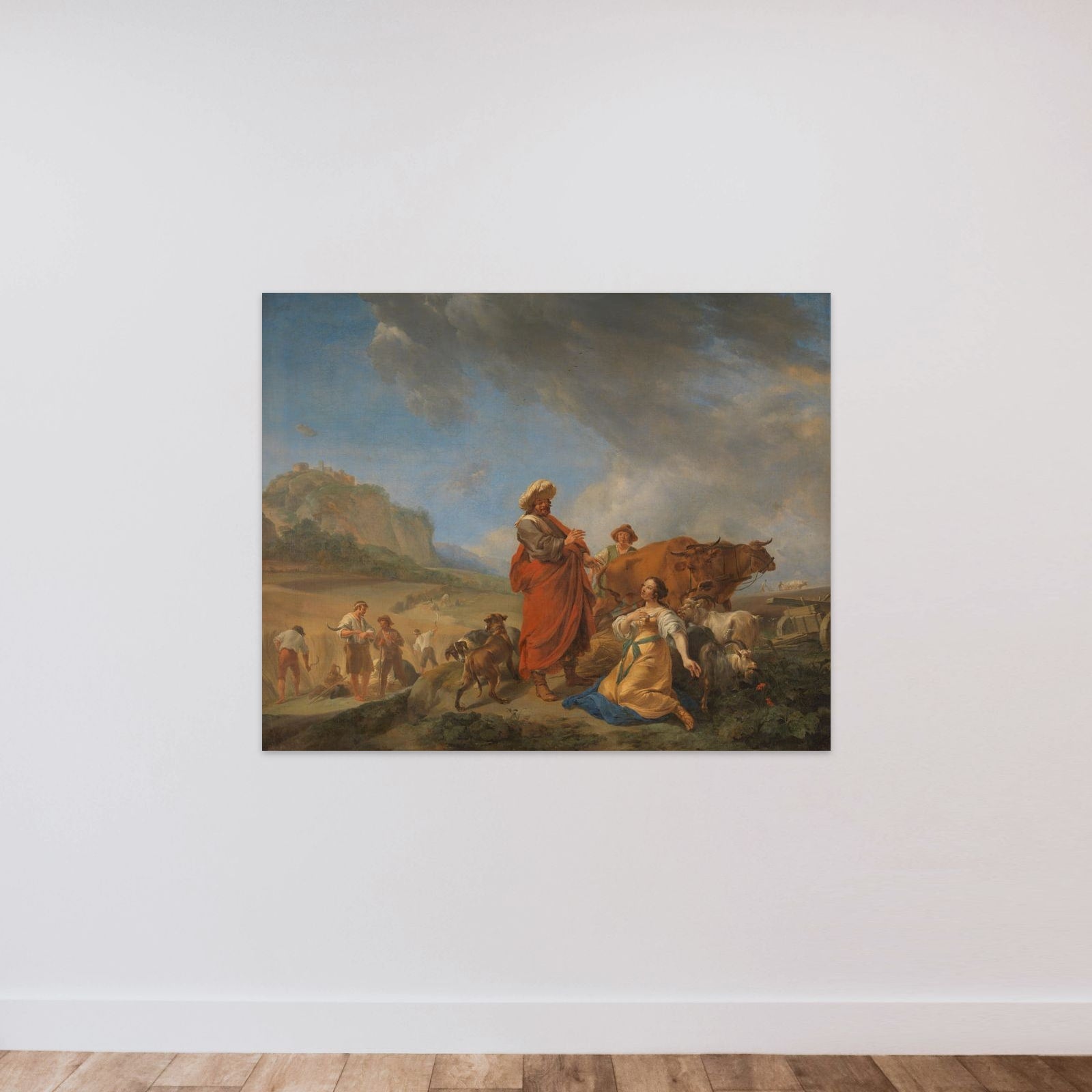 Ruth and Boas unframed — shown to scale