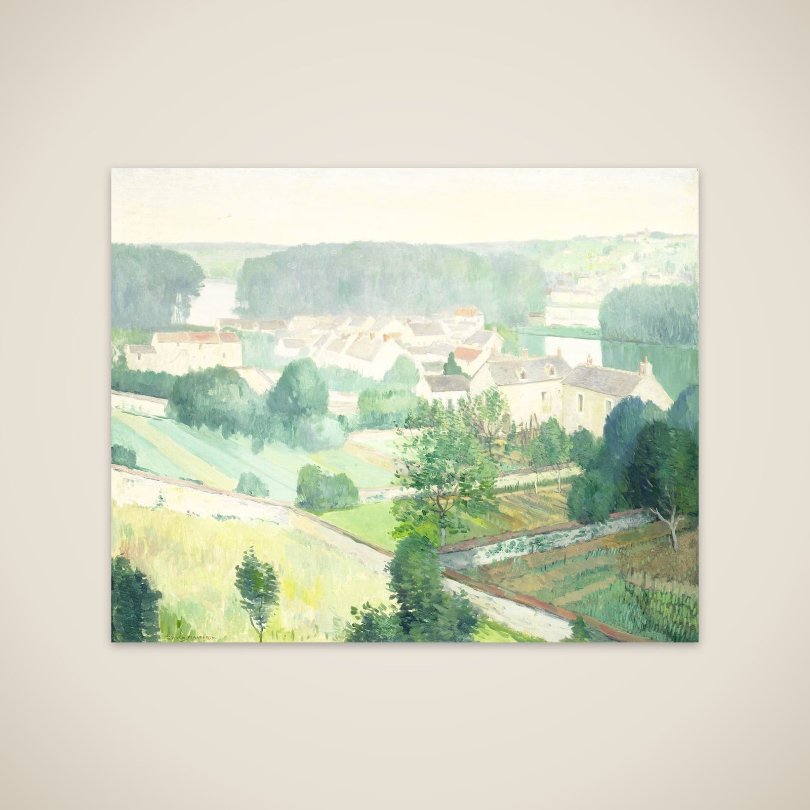 The Village of Sannois unframed print
