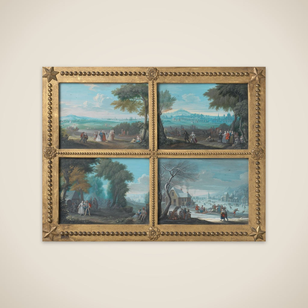 Four Landscapes, Representing the Four Seasons unframed print