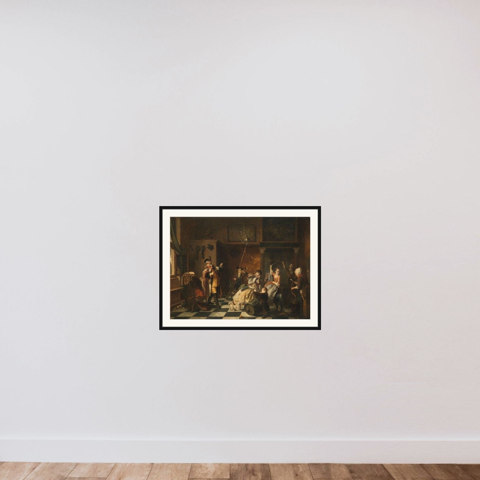 The Patricides, ‘Each According to Their Own Nature’ framed — shown to scale