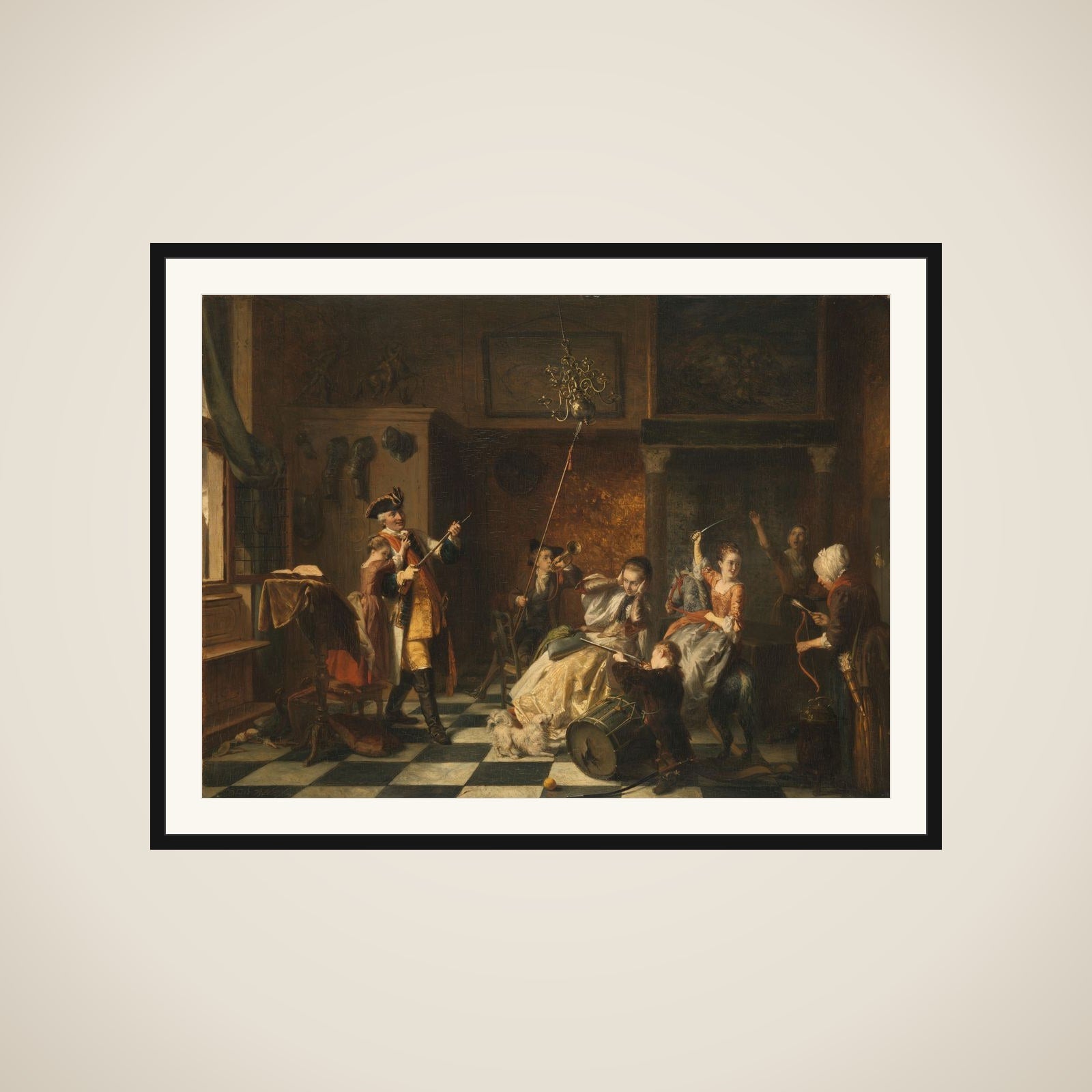 The Patricides, ‘Each According to Their Own Nature’ framed