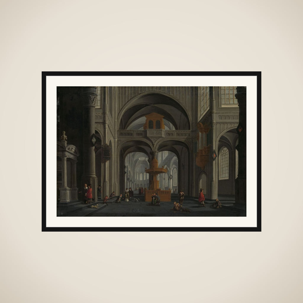 Church Interior framed