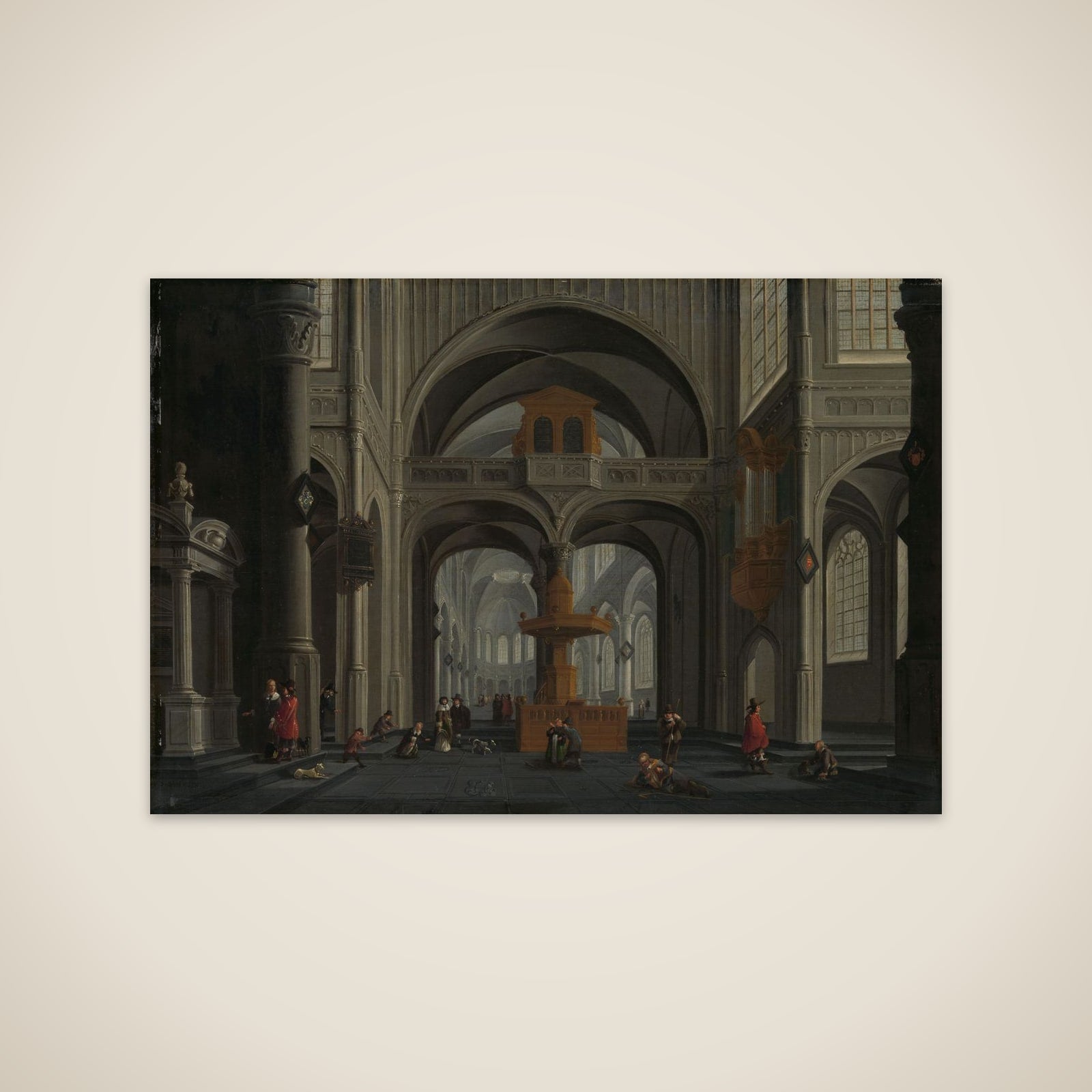 Church Interior unframed print