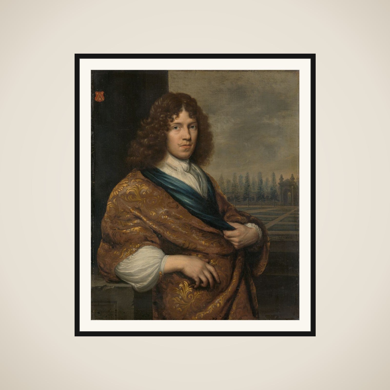 François Leidecker (1650-1718). Deputy of the Exchequer of Zeeland framed