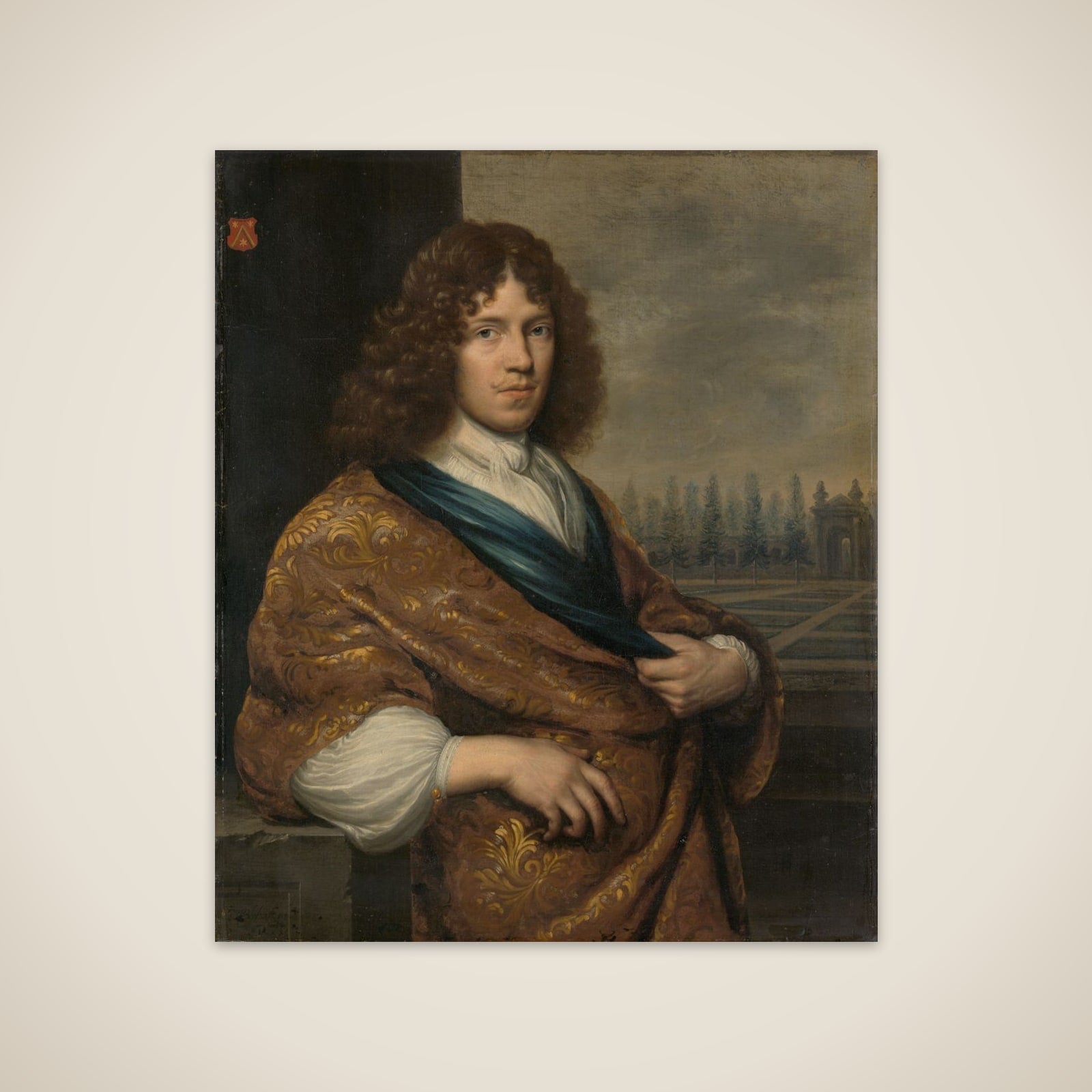 François Leidecker (1650-1718). Deputy of the Exchequer of Zeeland unframed print