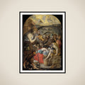 The Adoration of the Shepherds framed