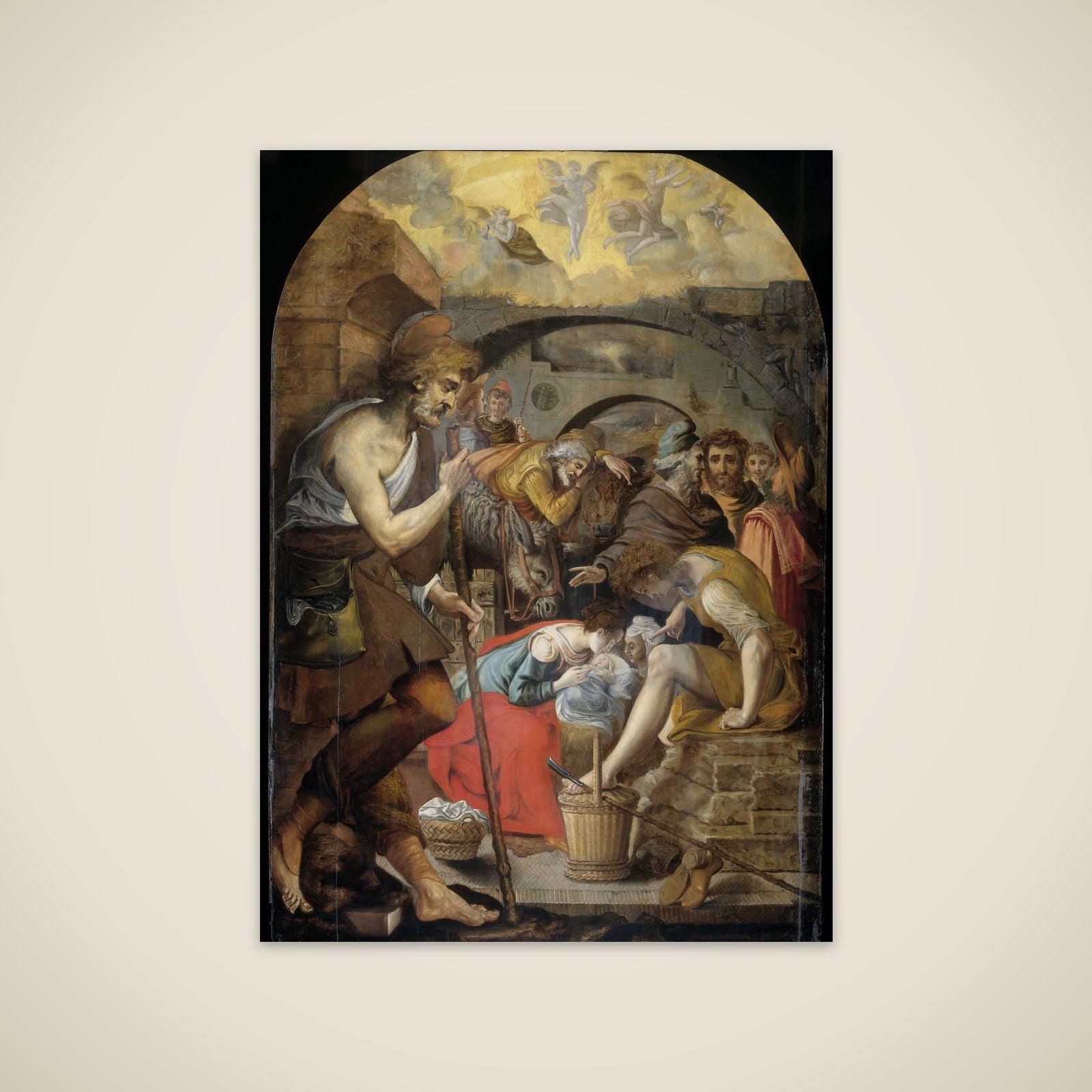 The Adoration of the Shepherds unframed print