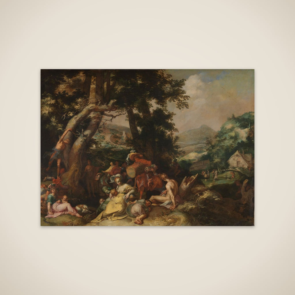 The Preaching of Saint John the Baptist unframed print