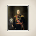 Antonie Frederick Jan Floris Jacob Baron van Omphal (1788-1863), Lieutenant General framed