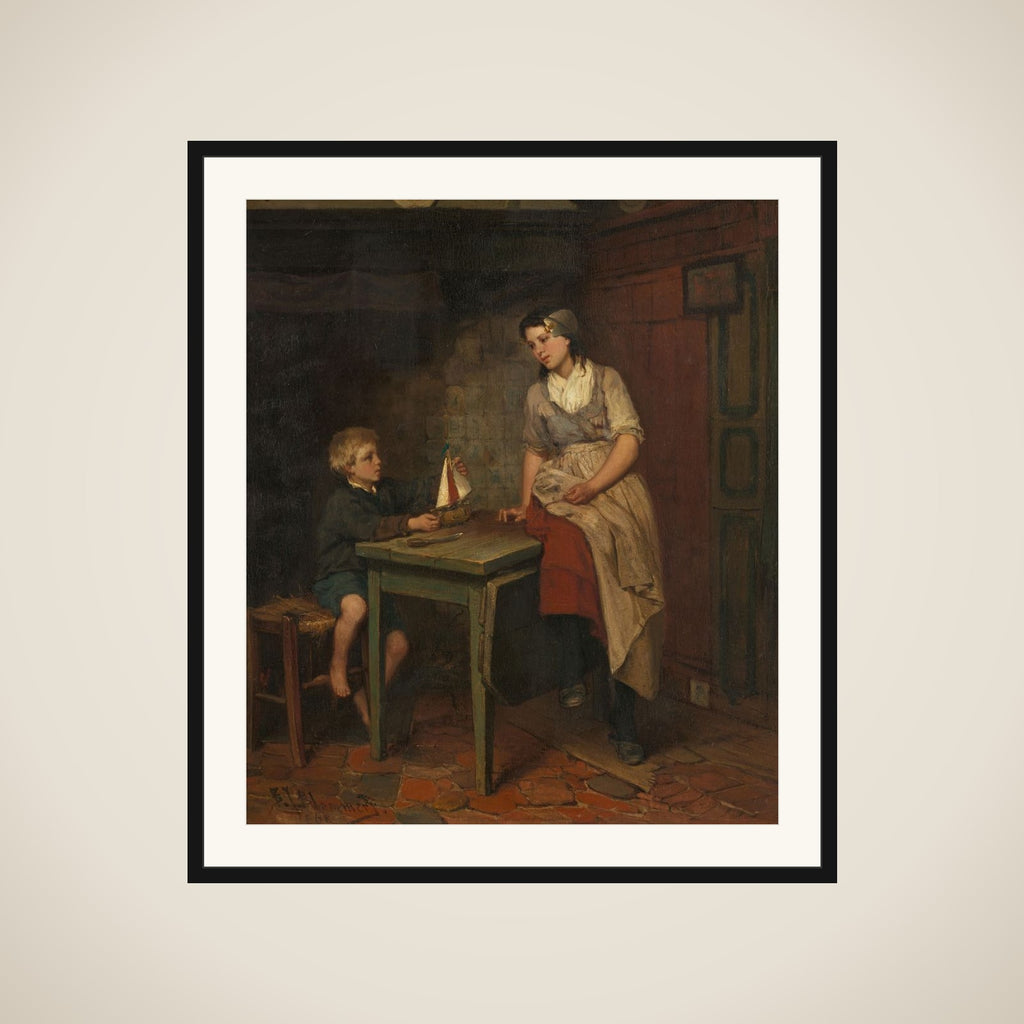 The Fisherman's Children framed