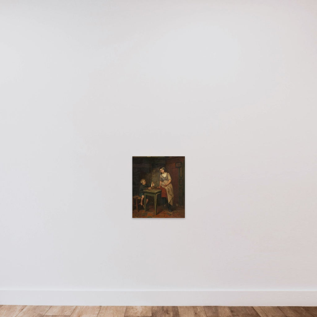 The Fisherman's Children unframed — shown to scale
