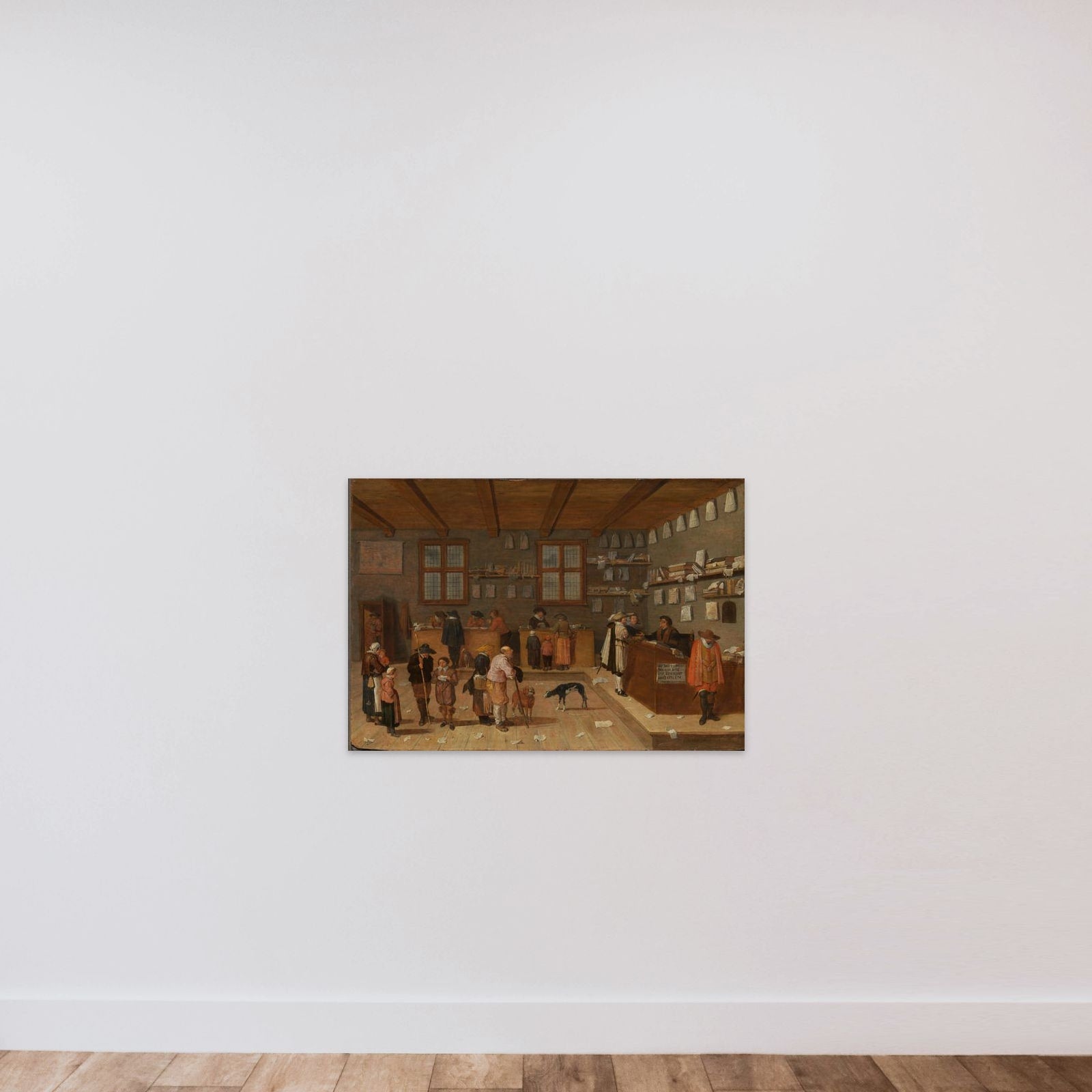 The Lawyer's Office unframed — shown to scale