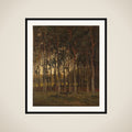View in the Woods framed
