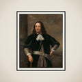 Portrait of a Naval Officer, probably Vice-Admiral Aert van Nes (1626-1693) framed