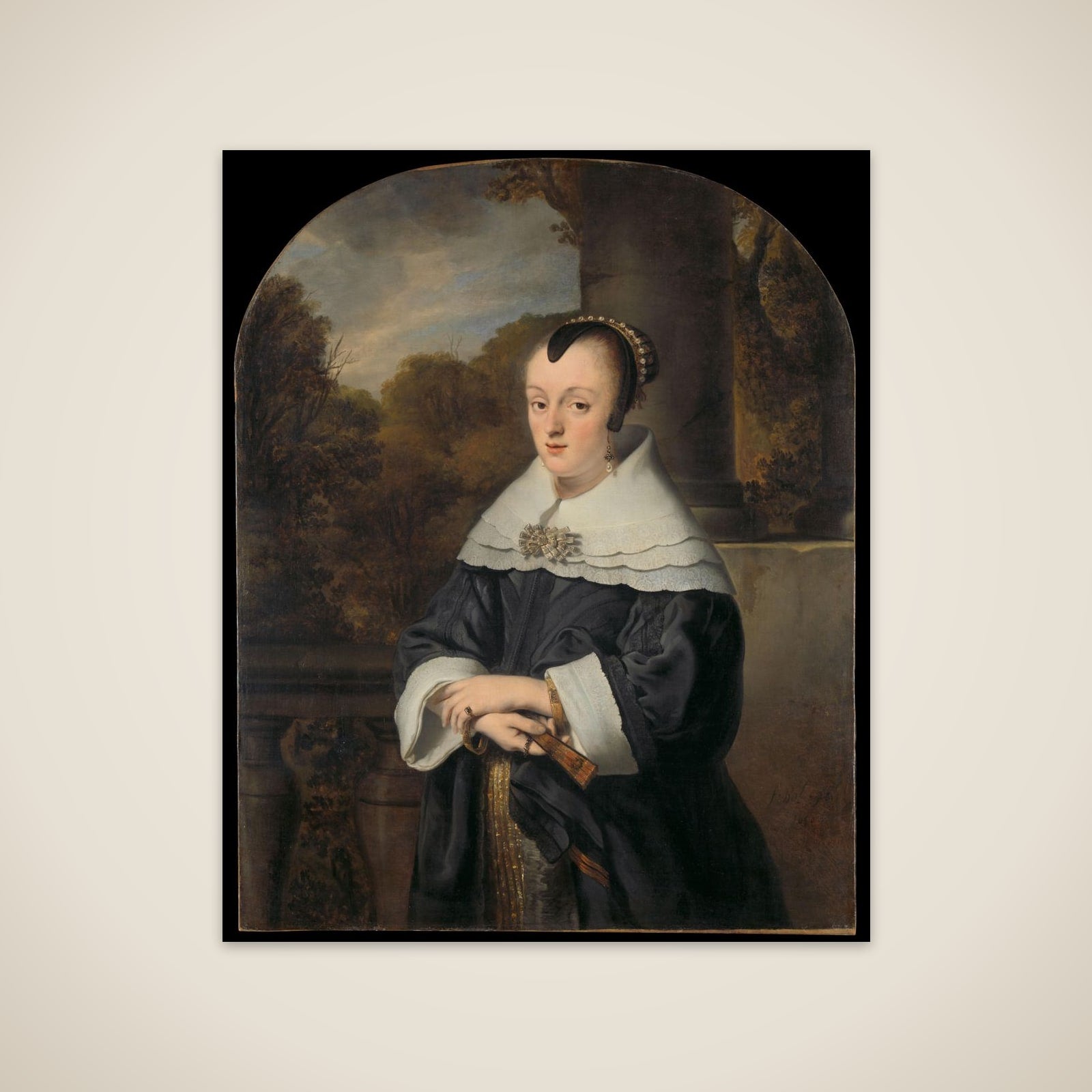 Maria Rey (1630/31-1703). Wife of Roelof Meulenaer unframed print
