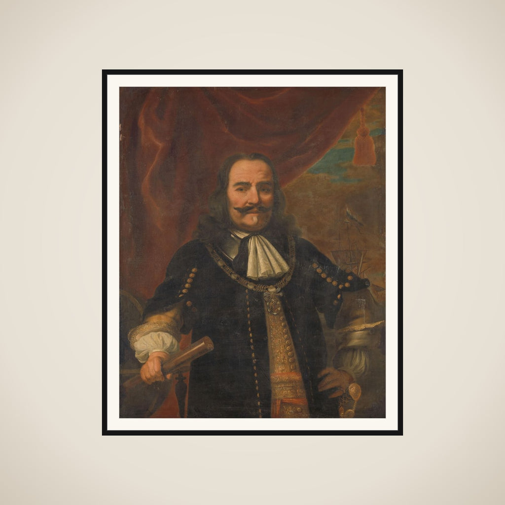 Michiel Adriaenszoon de Ruyter (1607-1676), Lieutenant Admiral framed
