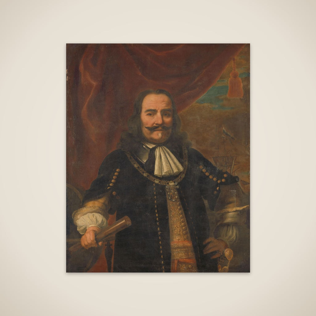 Michiel Adriaenszoon de Ruyter (1607-1676), Lieutenant Admiral unframed print