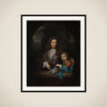 Jan van de Poll (1668-1745) and his Son Harmen Hendrick (1697-1772). framed