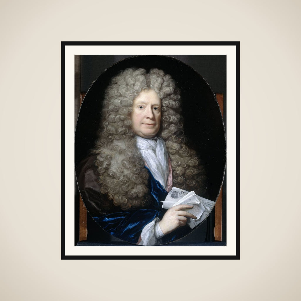 Portrait of Pieter van de Poel (1654-1710) framed