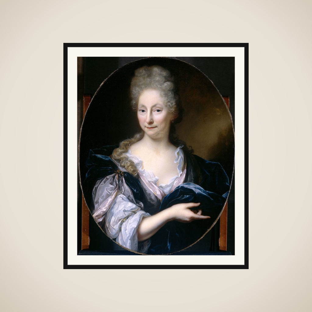 Portrait of Margaretha van de Eeckhout (1639-1701), Wife of Pieter van de Poel framed