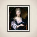 Portrait of Margaretha van de Eeckhout (1639-1701), Wife of Pieter van de Poel framed
