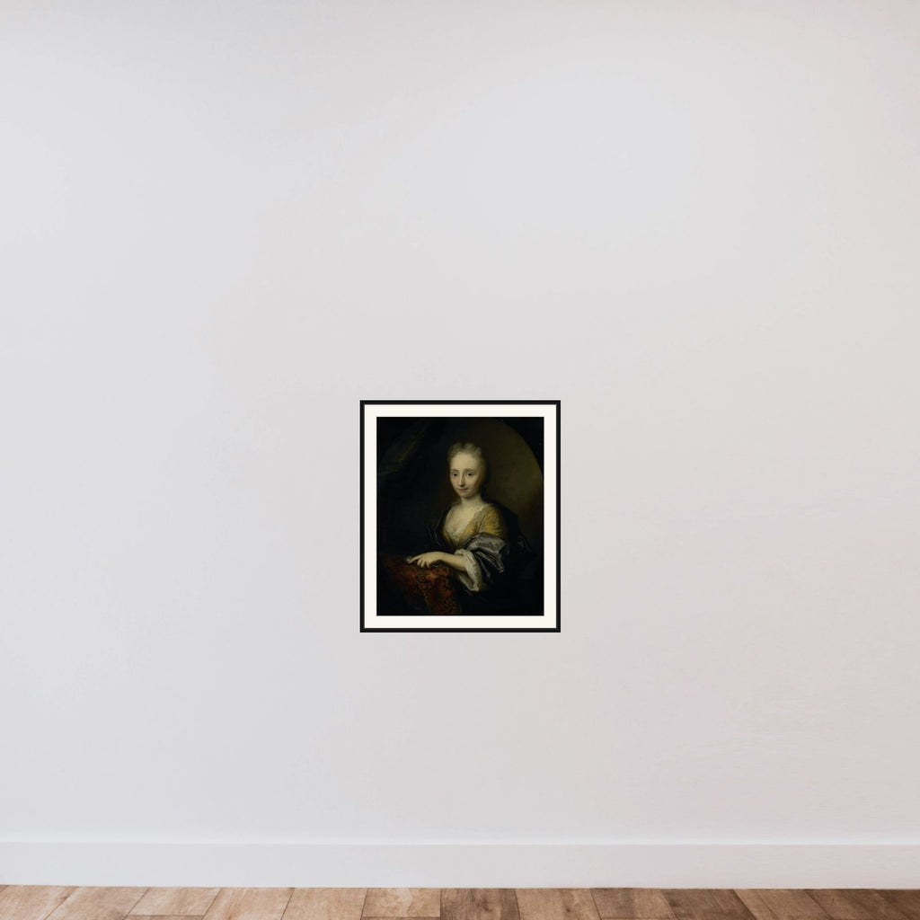 Portrait of a Woman framed — shown to scale