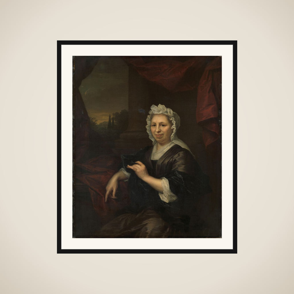 Brechje Hooft (1640-1721). Widow of Harmen van de Poll framed