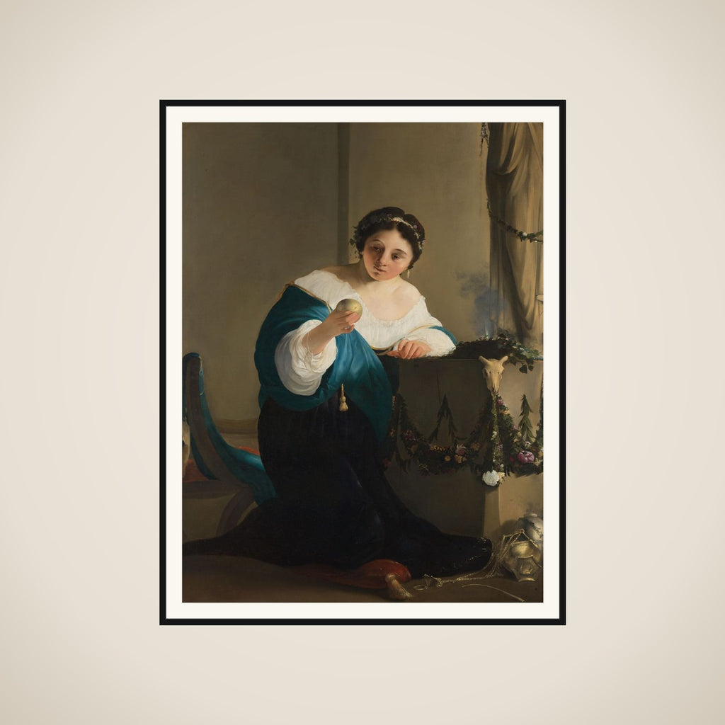 Mythological Figure, thought to be Pomona framed