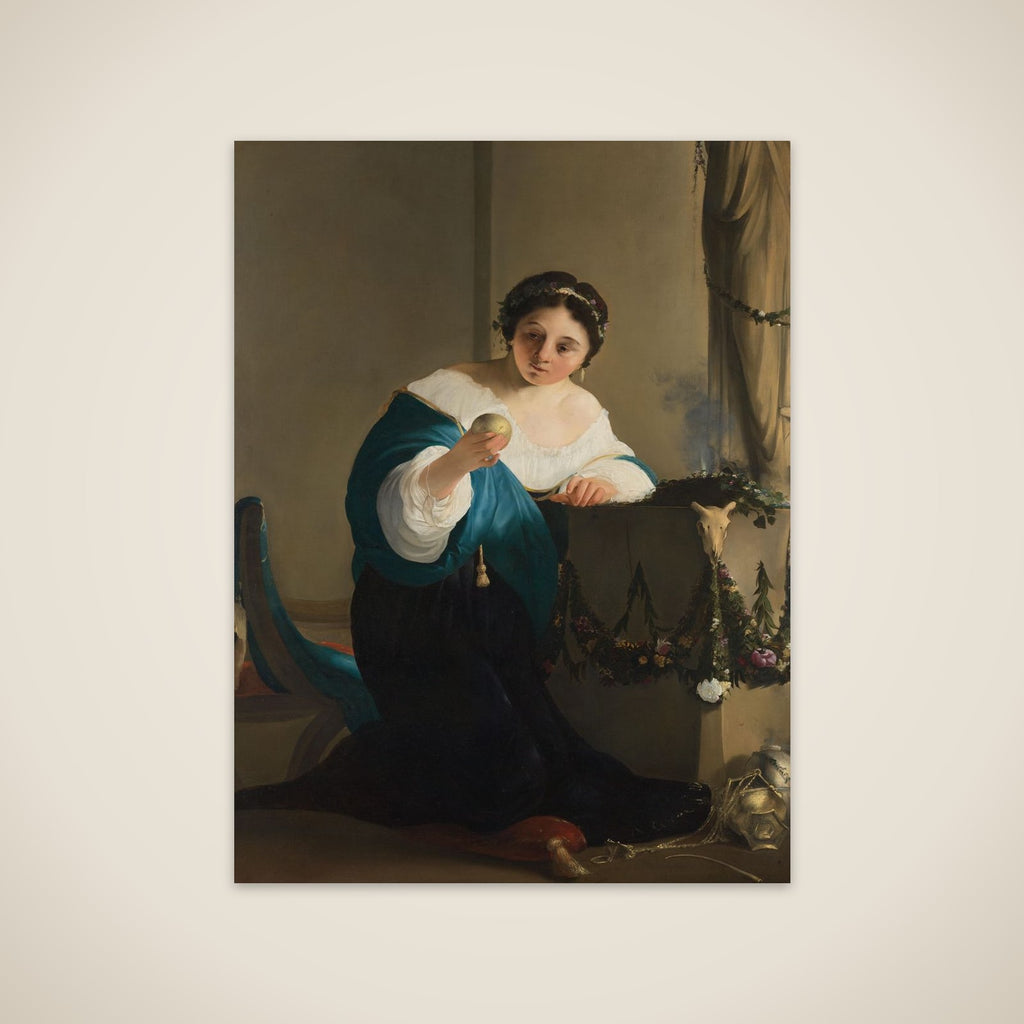 Mythological Figure, thought to be Pomona unframed print