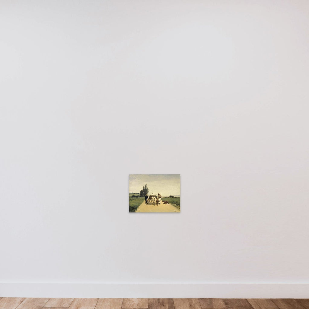 Gypsies on the Road unframed — shown to scale
