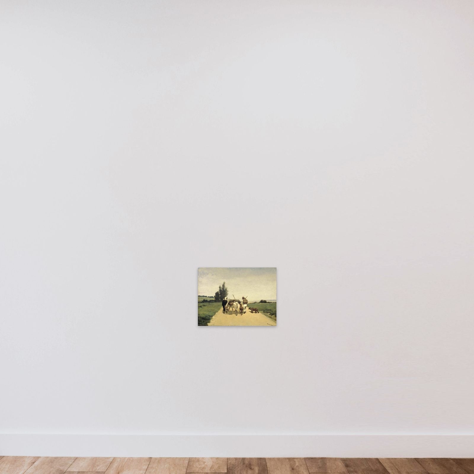 Gypsies on the Road unframed — shown to scale