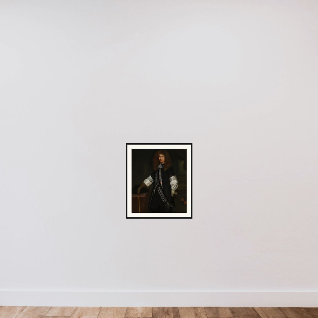 Jacob de Graeff (1642-90). In the Uniform of an Officer framed — shown to scale