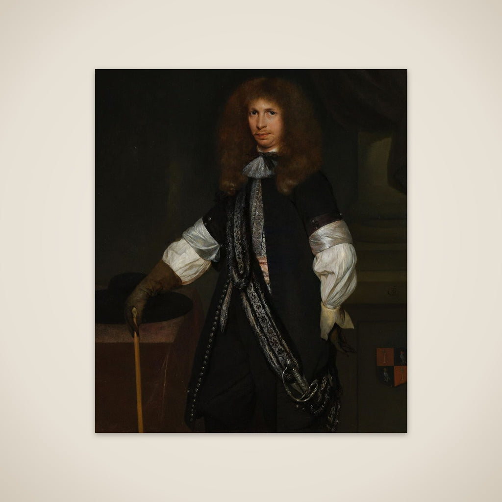 Jacob de Graeff (1642-90). In the Uniform of an Officer unframed print