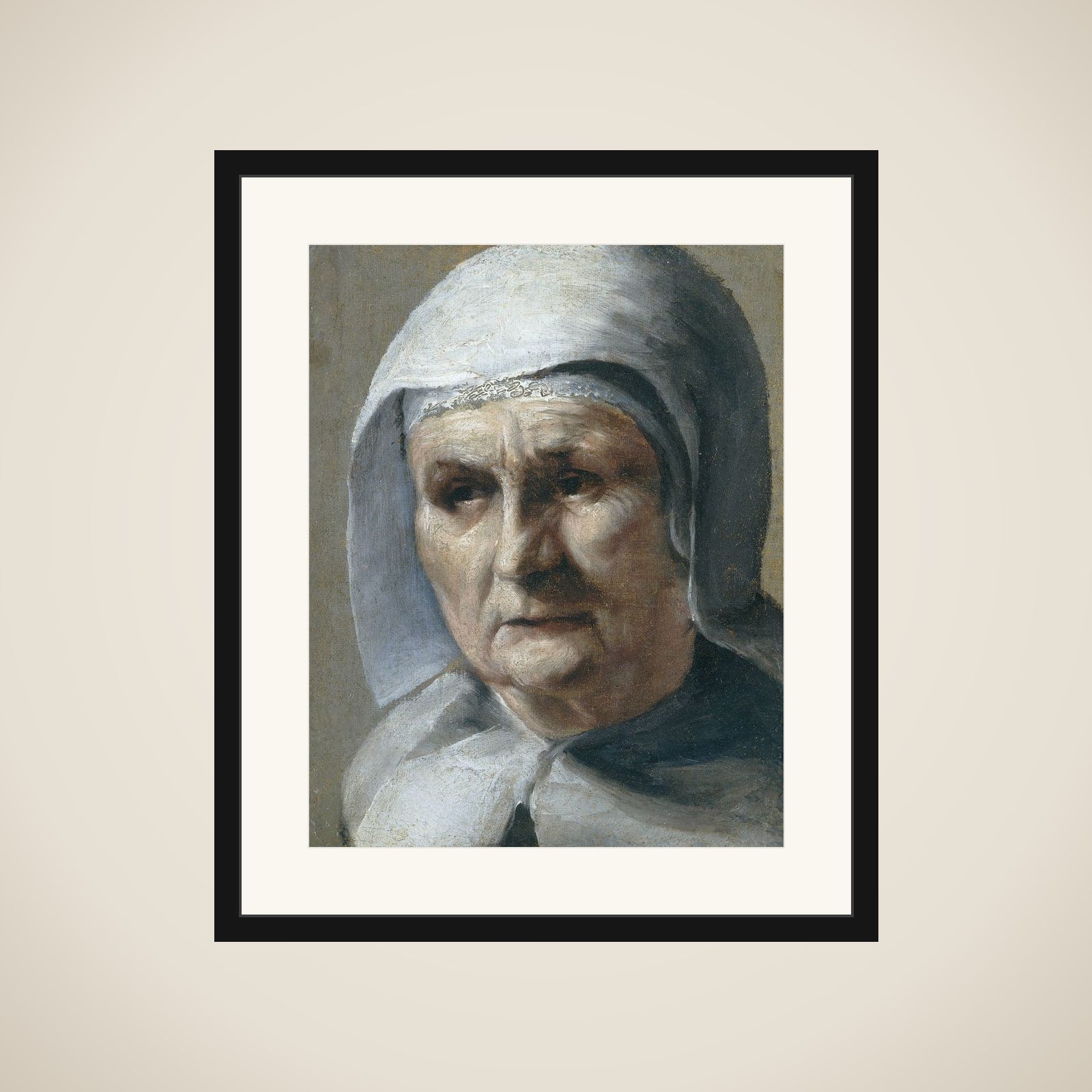 Old Woman framed
