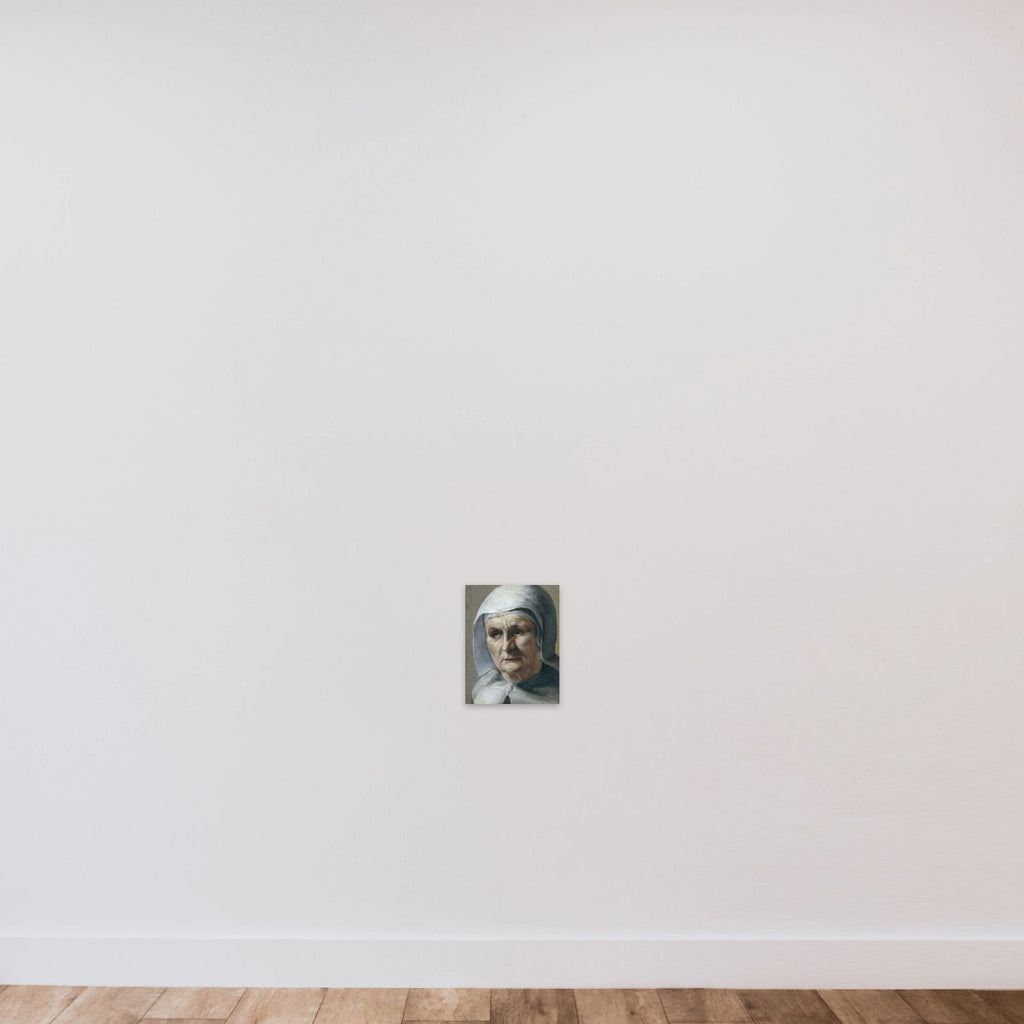 Old Woman unframed — shown to scale
