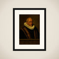 Portrait of Henricus van Zijl (1545-1627) framed
