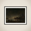 Moonlit Landscape framed