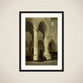 Interior of the 'Hooglandse' Church, Leiden framed