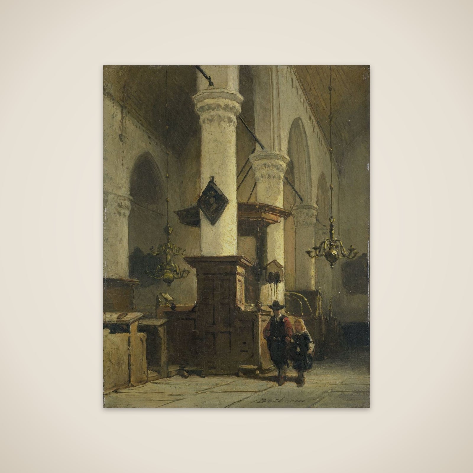 Church Interior unframed print