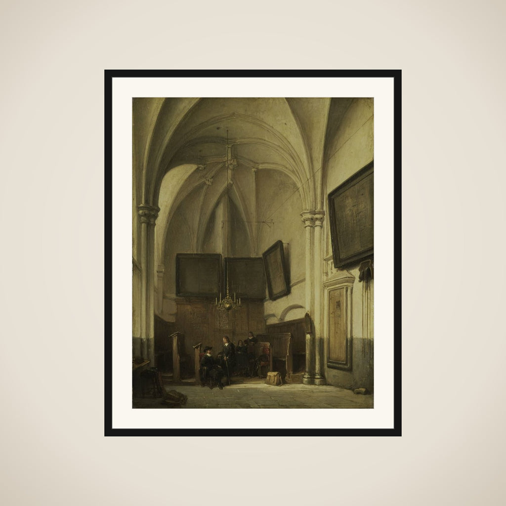 Vestry of the Church of St Stephen in Nijmegen framed